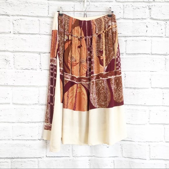 💫Kaktus Women’s Midi Bohemian Style Skirt - Picture 2 of 5